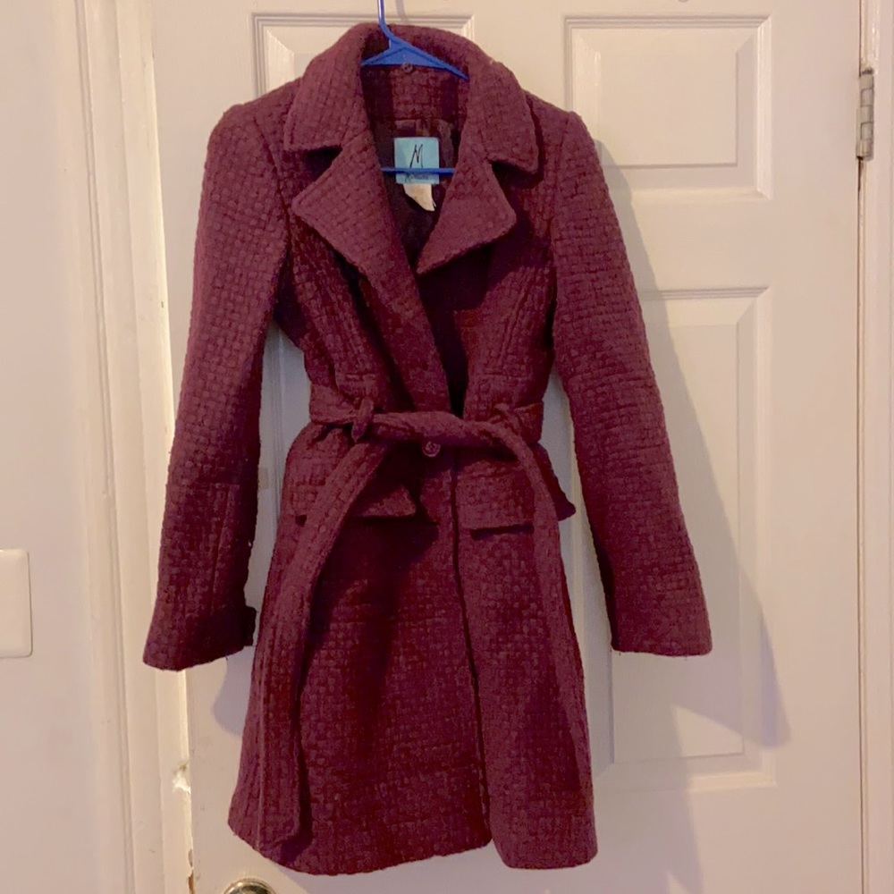 Purple winter trench
